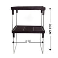 2796 2 Layer Kitchen Rack For Holding And Placing Types Of Things. ediscountshops.com